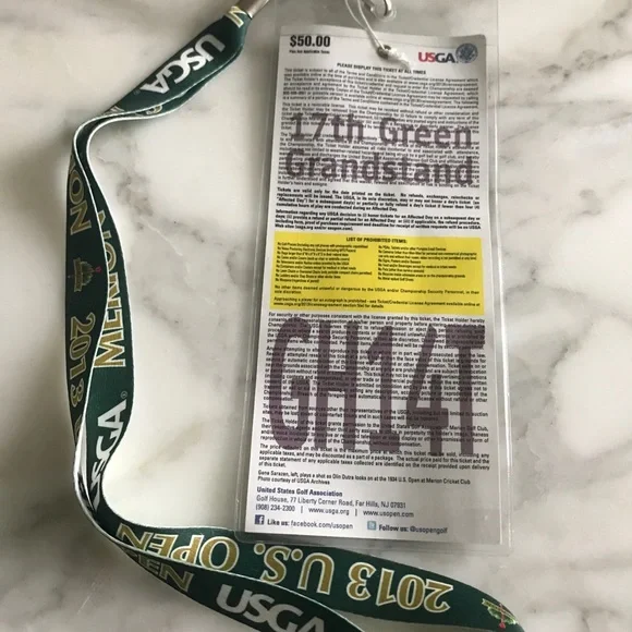 Memorabilia Merion Golf US Open 2013 Lanyard - Picture 4 of 4
